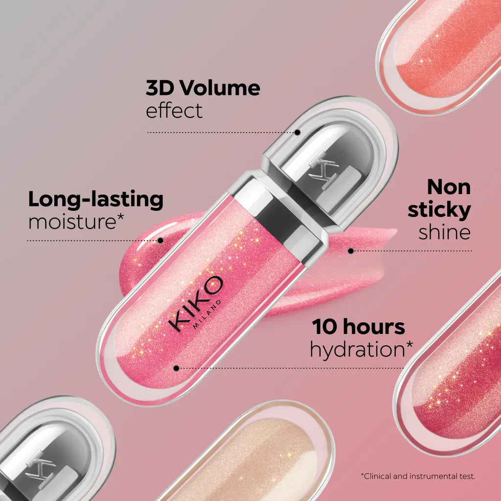 Kiko Milano: 3D Hydra Lipgloss 26 Sparkling Hibiscus Pink