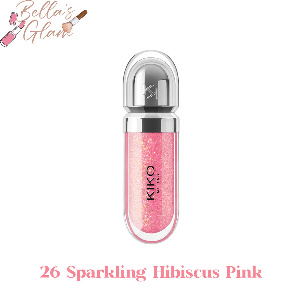 Kiko Milano: 3D Hydra Lipgloss 26 Sparkling Hibiscus Pink