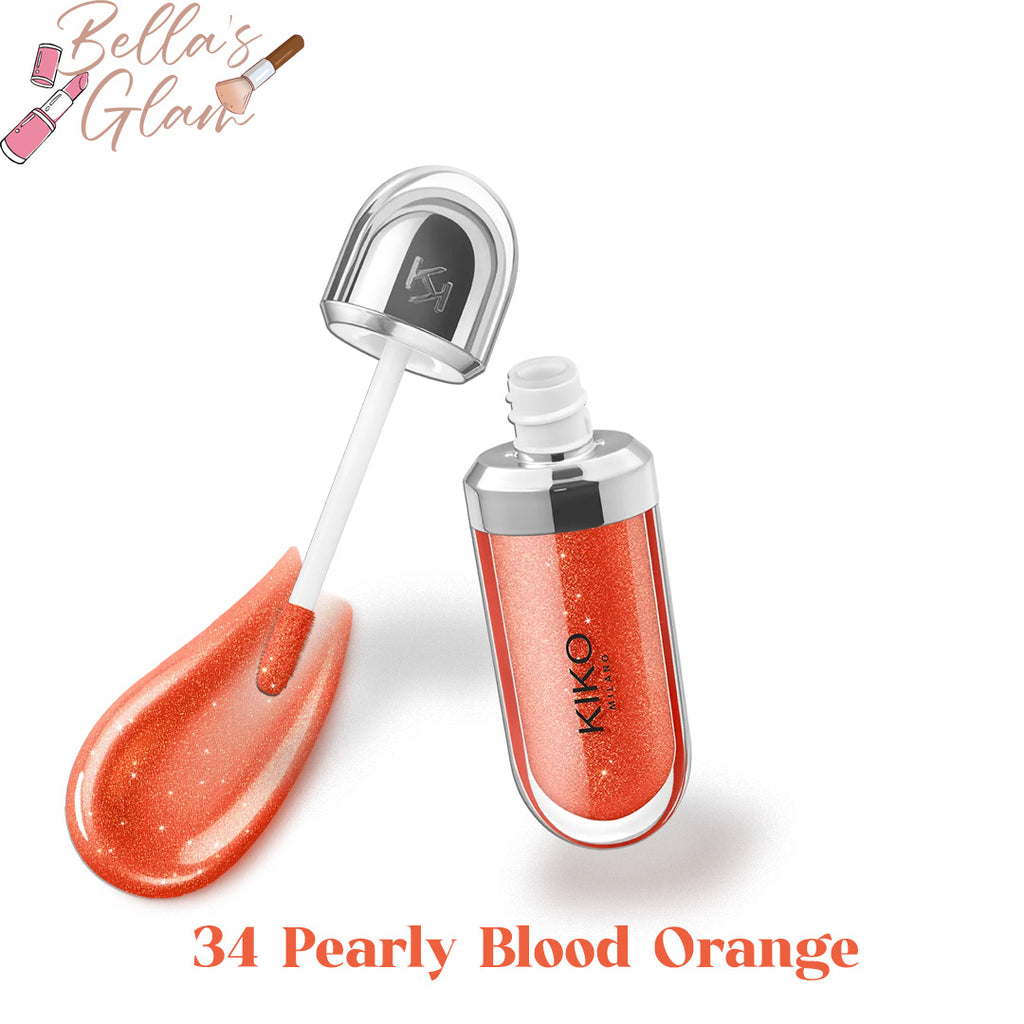 Kiko Milano: 3D Hydra Lipgloss 34 Pearly Blood Orange