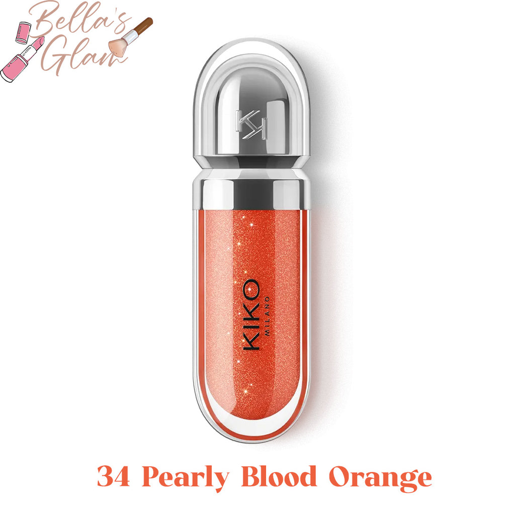 Kiko Milano: 3D Hydra Lipgloss 34 Pearly Blood Orange