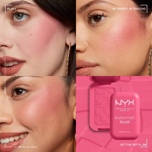 NYX Professional Makeup Buttermelt Blush - Getting Butta