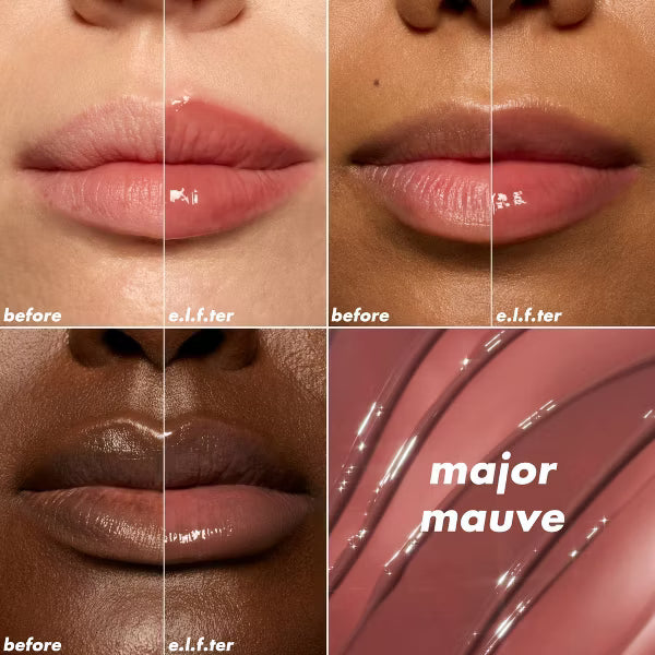 e.l.f. Glow Reviver Plumping Lip Oil - Major Mauve