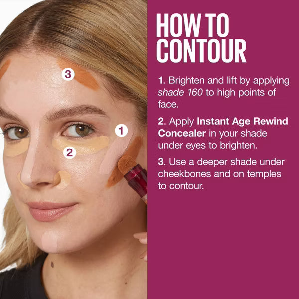 Maybelline Instant Age Rewind Multi-Use Dark Circles Concealer Medium to Full Coverage - 110 Fair