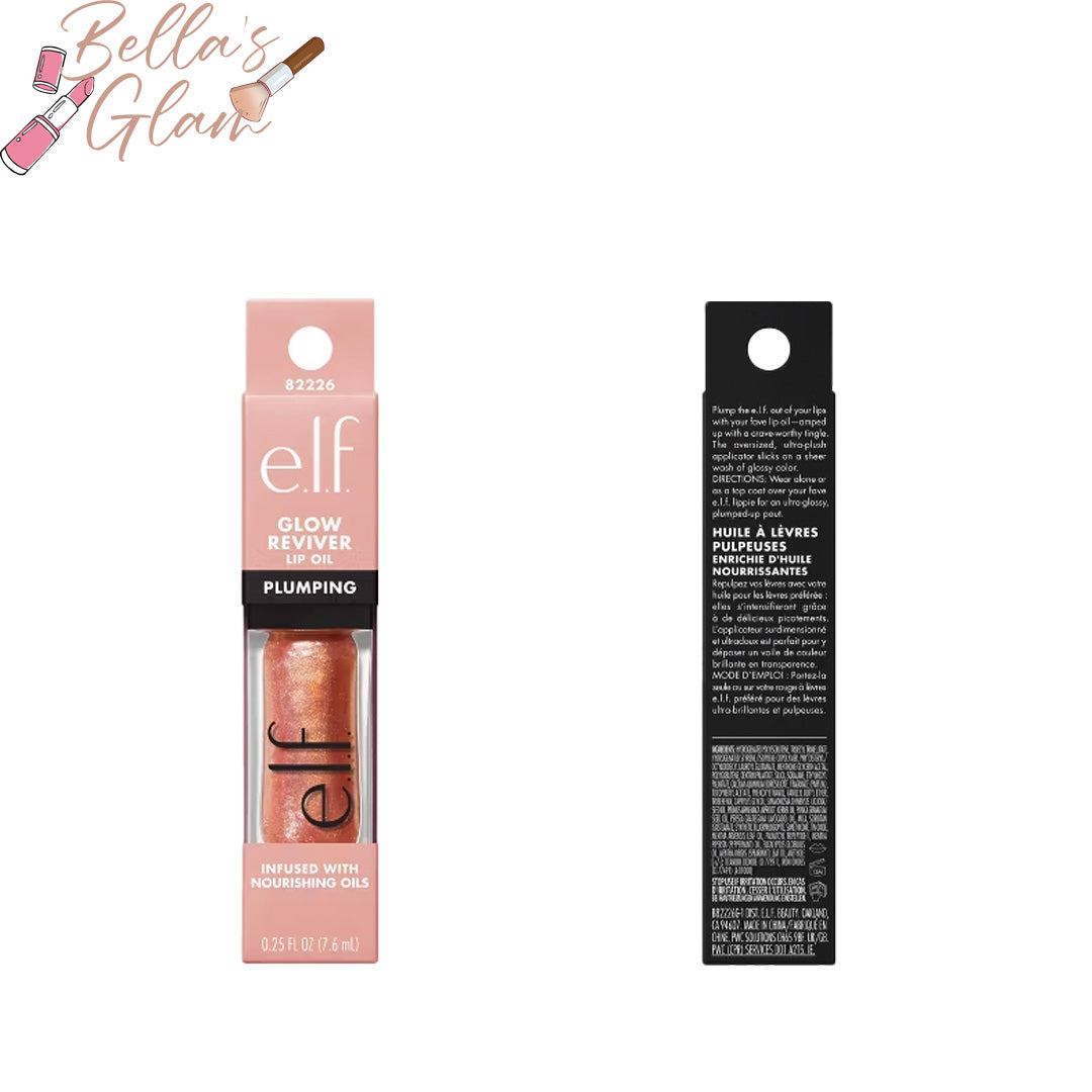 e.l.f. Glow Reviver Plumping Lip Oil - Apricot Feelings