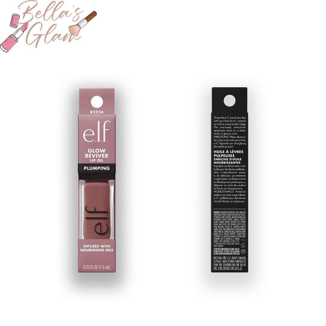 e.l.f. Glow Reviver Plumping Lip Oil - Major Mauve