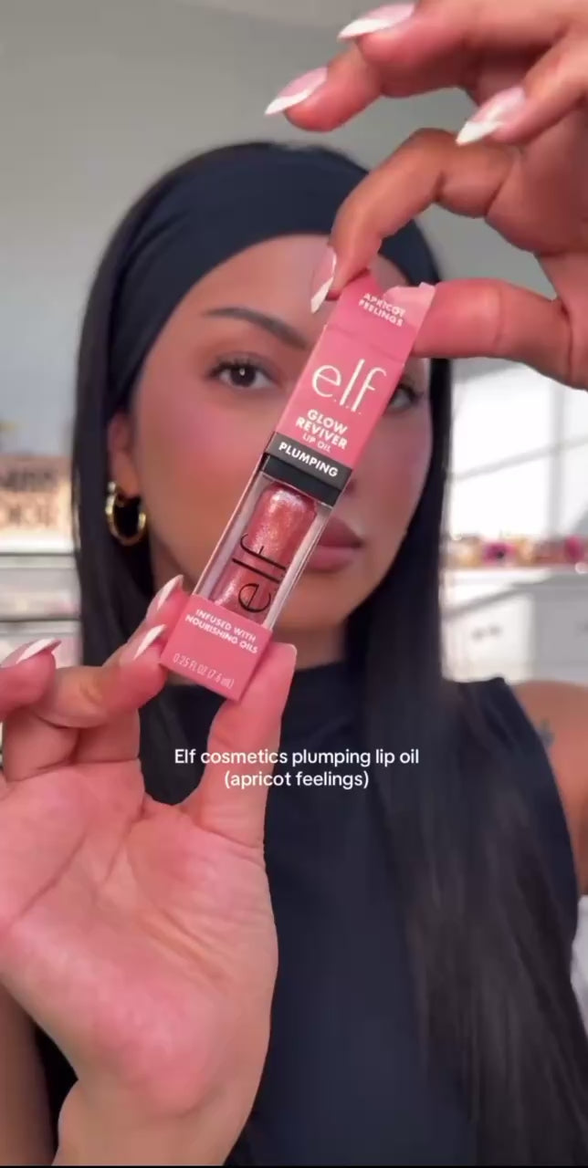 e.l.f. Glow Reviver Plumping Lip Oil - Apricot Feelings