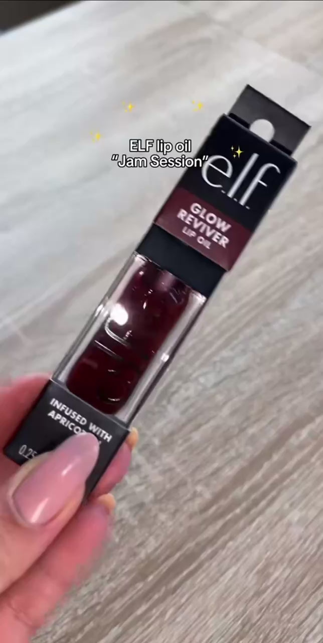 e.l.f. Glow Reviver Plumping Lip Oil - Jam Session