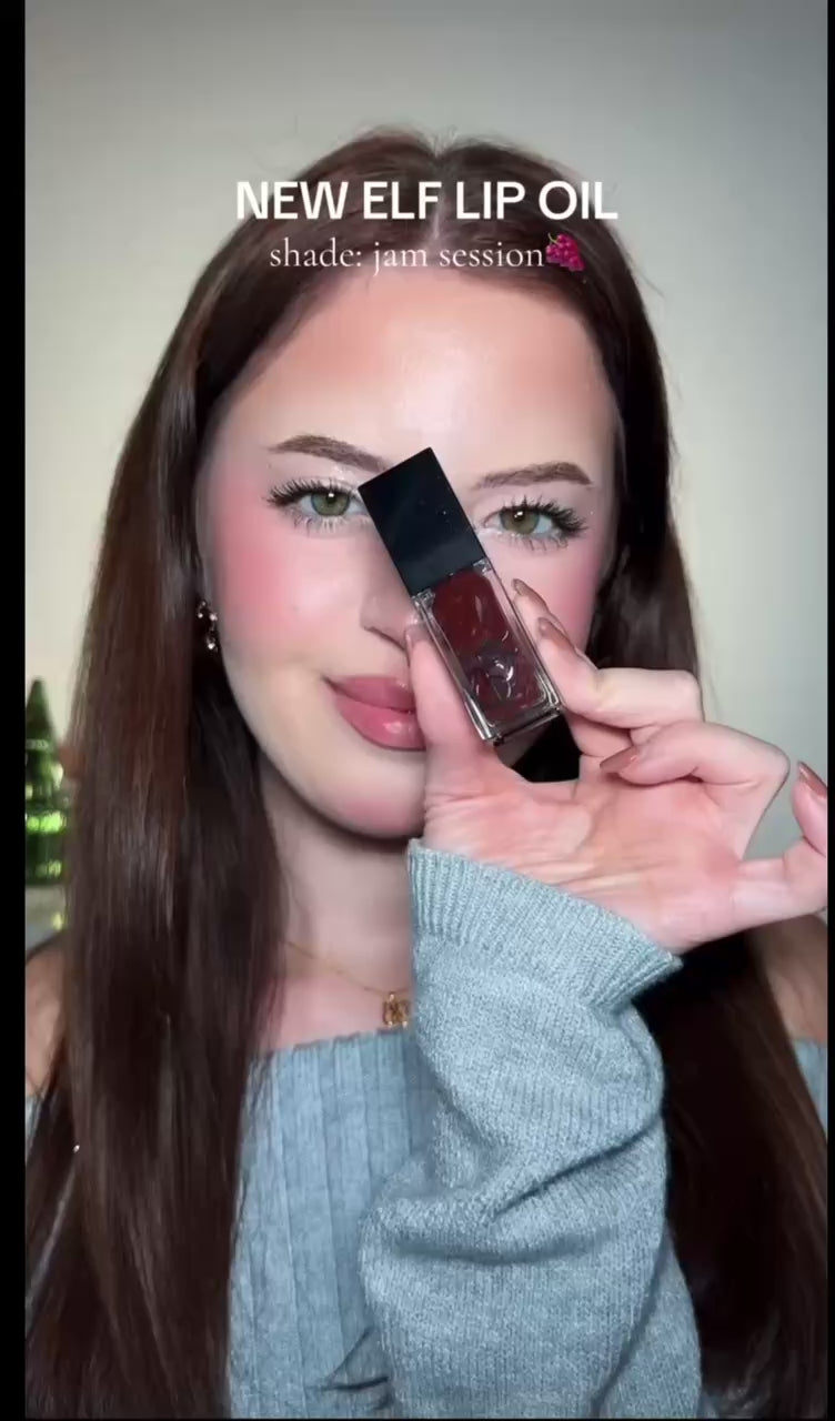 e.l.f. Glow Reviver Plumping Lip Oil - Jam Session