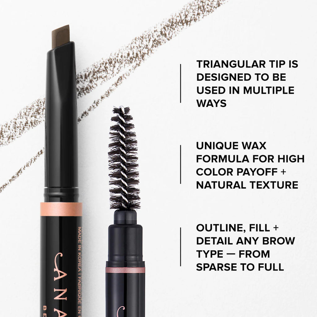 Anastasia Beverly Hills: Brow Definer 3-in-1 Easy Define, Fill, & Detail Eyebrow Pencil. Soft Brown