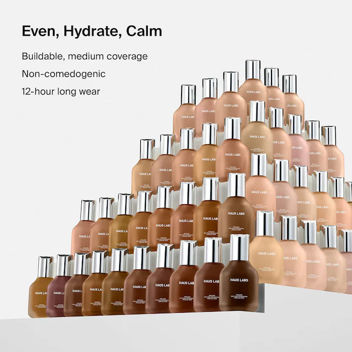 HAUS LABS BY LADY GAGA Triclone Skin Tech Medium Coverage Foundation with Fermented Arnica