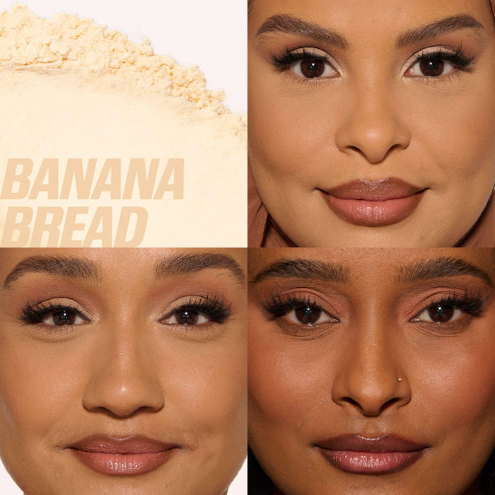 HUDA BEAUTY:   Easy Bake Loose Baking & Setting Powder. Banana Bread FULL SIZE